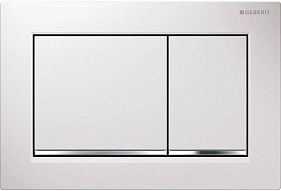 115.080.KJ.1 Смывная клавиша Geberit Omega30 для двойного смыва к 111.003/030/060 белый/глянцевый хром 500_191_1429958